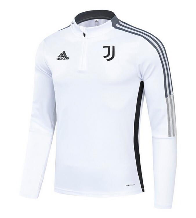 2021/22 Juventus White Grey Training Sweatshirt